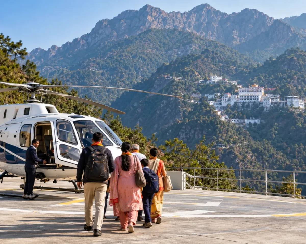 Mata Vaishno Devi Helicopter-Assisted Yatra - From Jammu