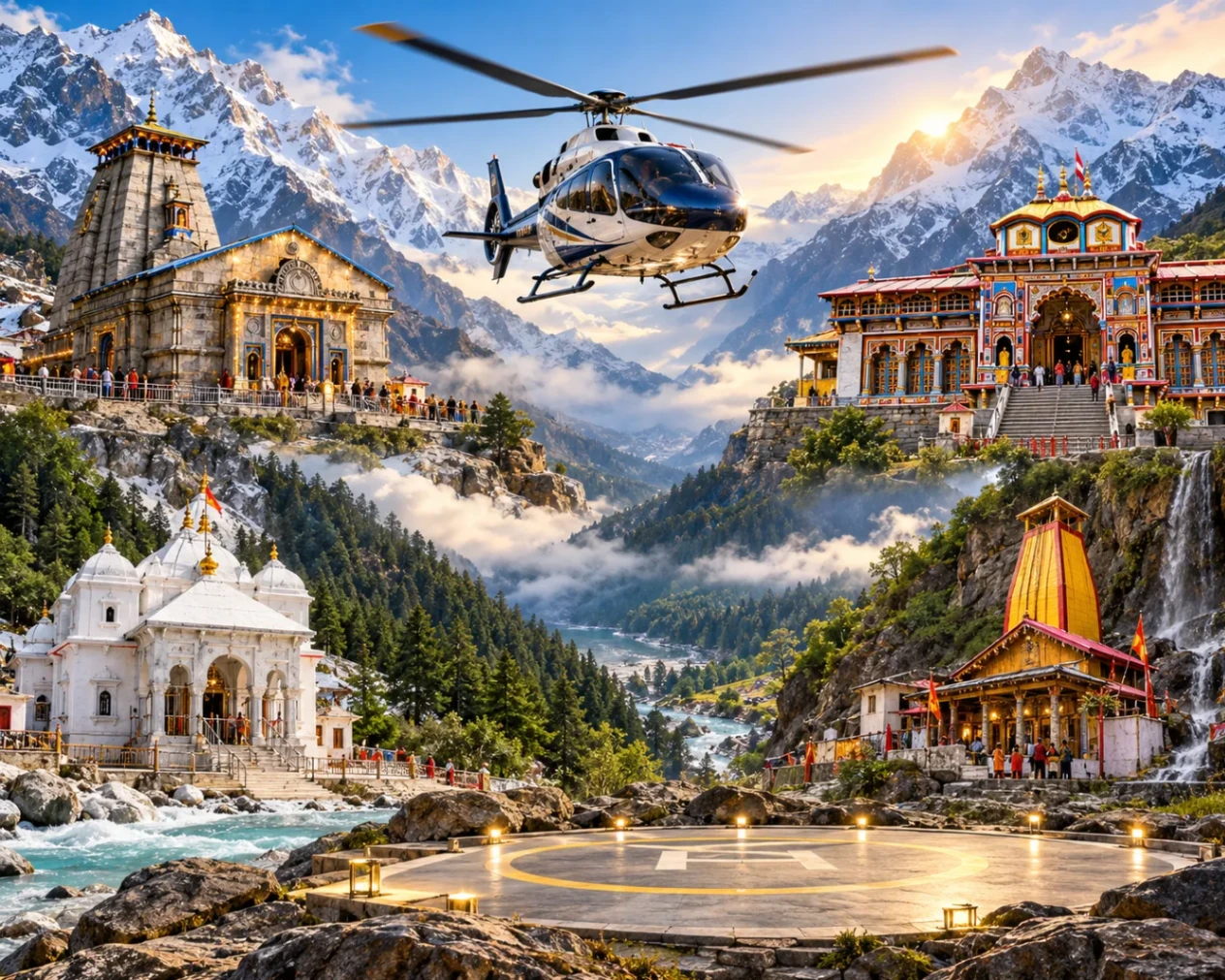 Tirth Signature Char Dham by Helicopter - From Dehradun