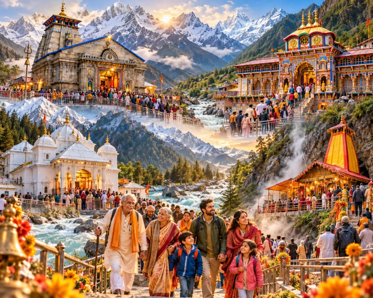 Tirth Family Char Dham Yatra - From Delhi