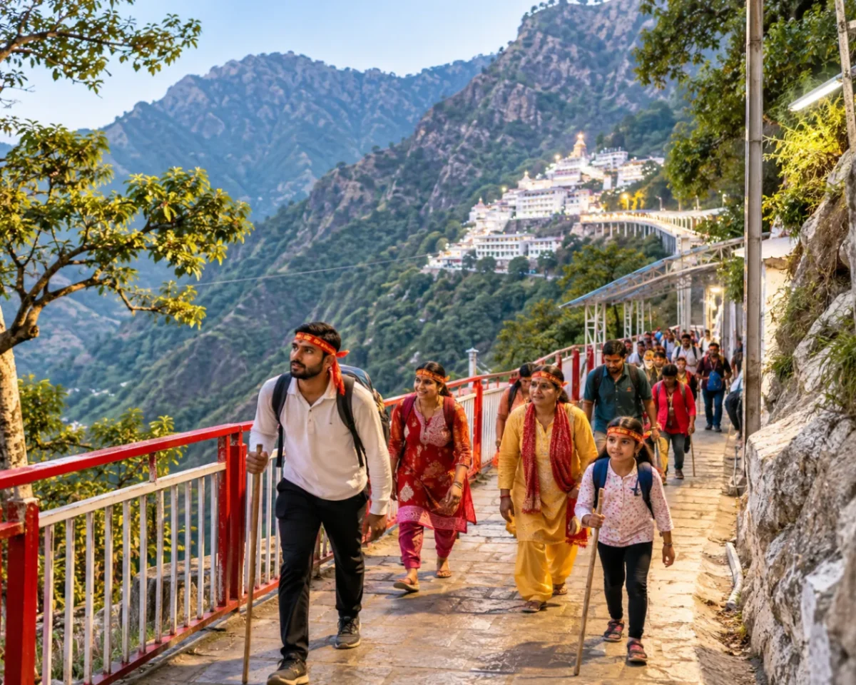 Mata Vaishno Devi Traditional Trek Yatra - From Jammu
