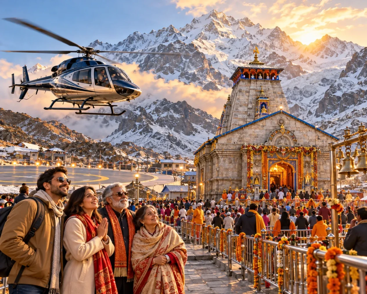 Tirth Premium Char Dham with Kedarnath Helicopter